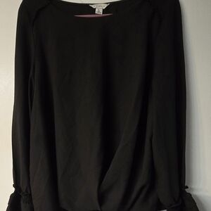 Elegant Black Women's Top